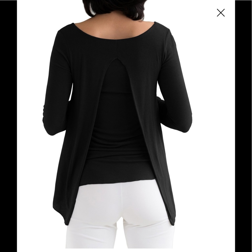 via Strozzi black Signature top —sold out retail